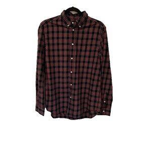 Ralph Lauren Boys Shirt Youth XL 16 18 Tartan Plaid Pony Button Down Cotton